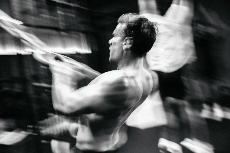 Sportif à la corde, noir et blanc en filé